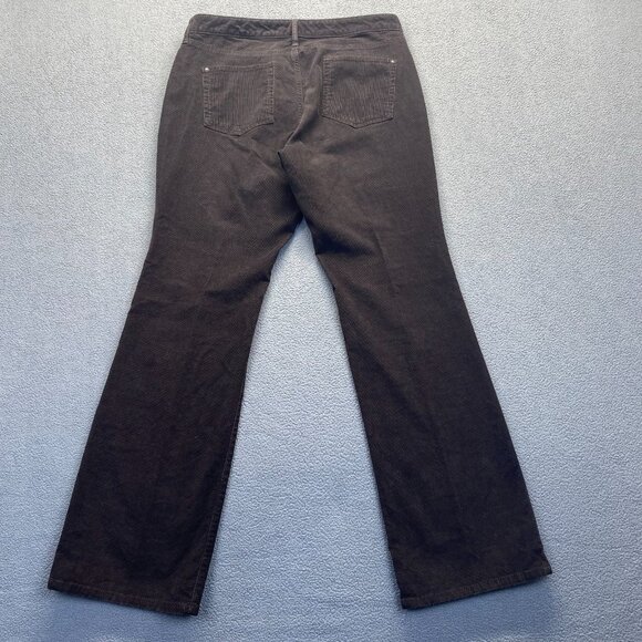 Eddie Bauer Women's Curvy Fit Brown Corduroy Pants Stretch Size 10 Bootcut - Picture 2 of 14